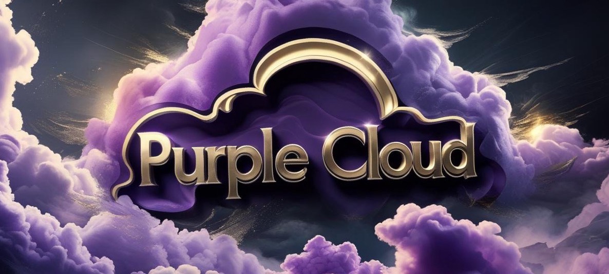 purple cloud バナー