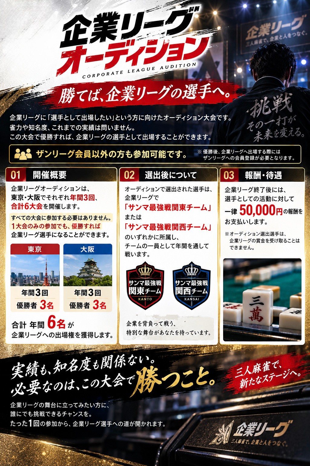 ザンリーグ 企業リーグオーディション